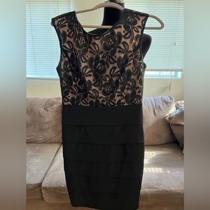 Black cocktail dress